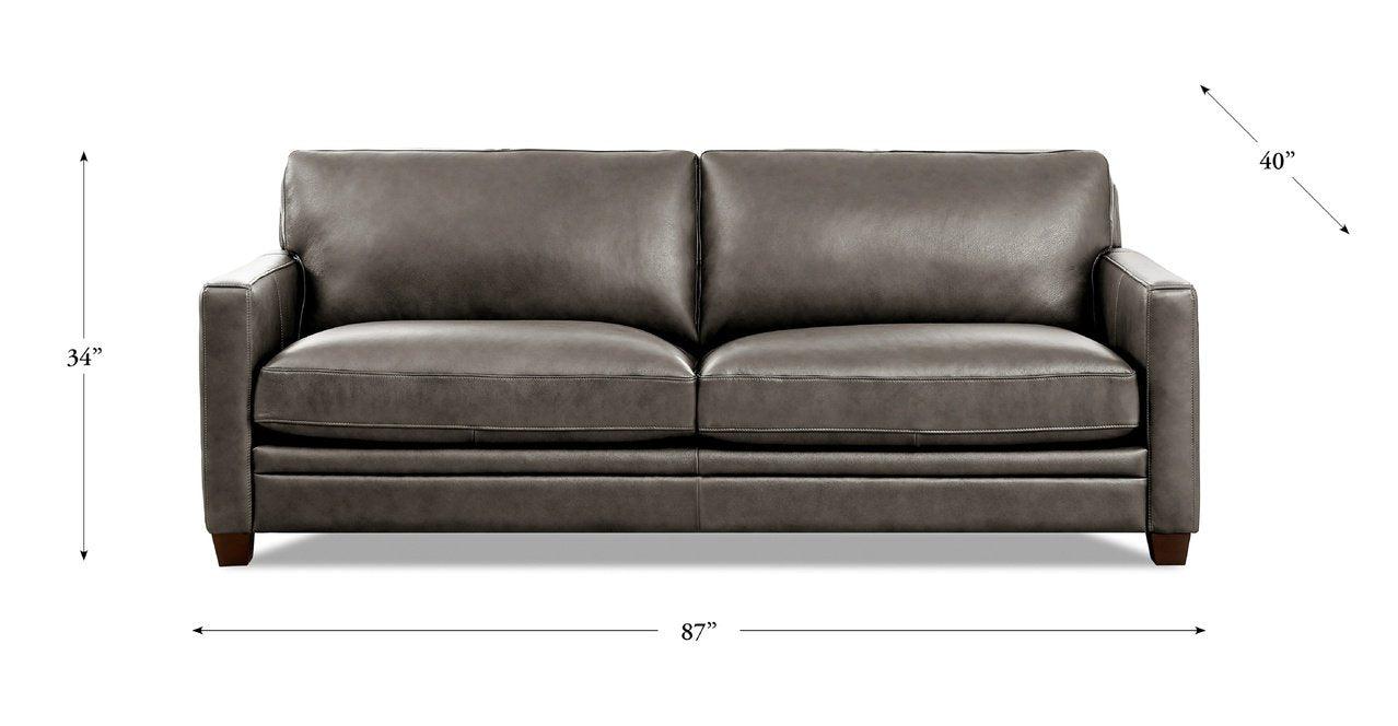 Naples Leather Sofa Collection - Hydeline USA